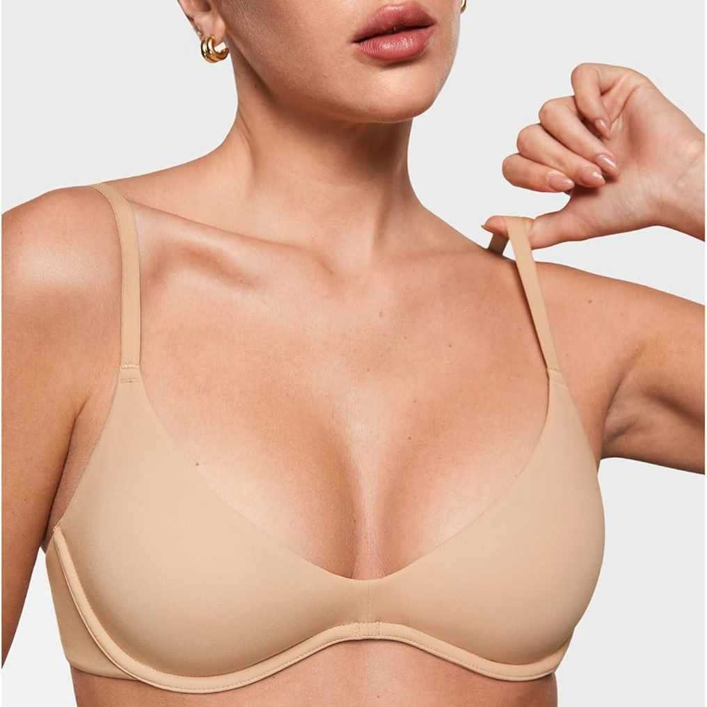 Wirefree Bra Comfort - Bra Wanita Deep V Tanpa Bantalan
