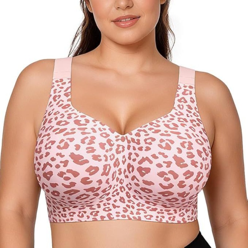 Full Coverage Bra - Leopard Jelly Bras Tanpa Kawat Penyangga