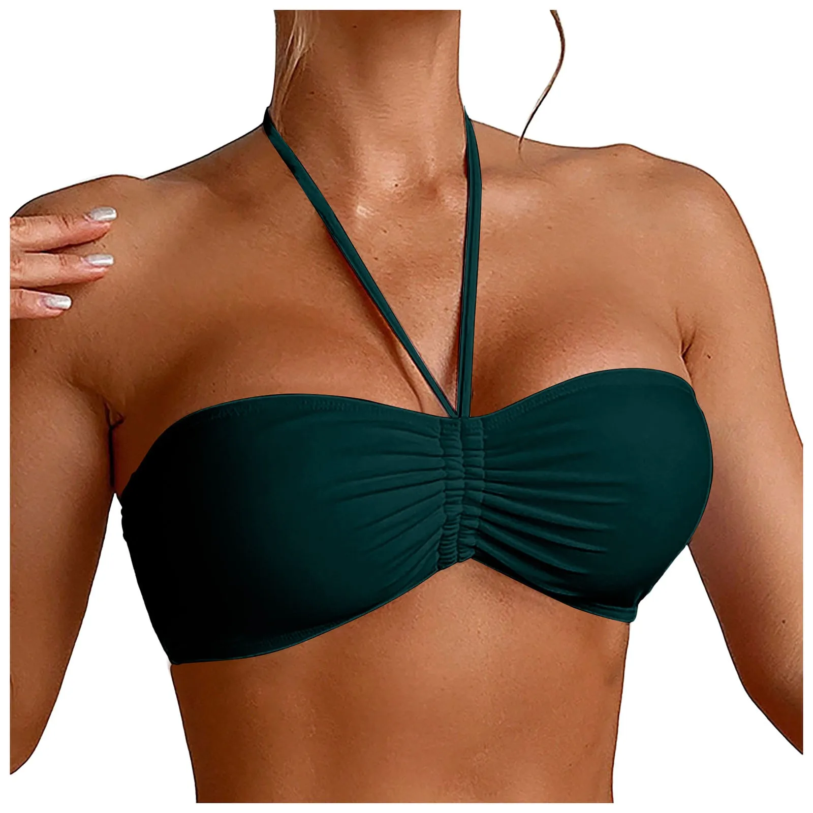 Underwire Bra Padded - Atasan Bikini Underwire Wanita Atasan Renang