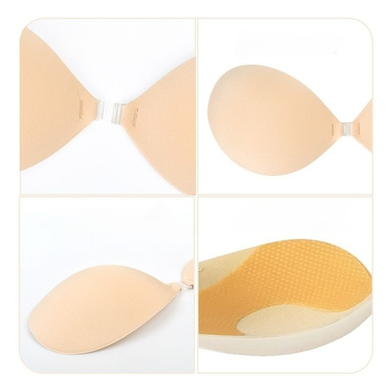 Bra Tempel Push Up Tebal Silik - Backless Bra Sticky ulasan dan harga