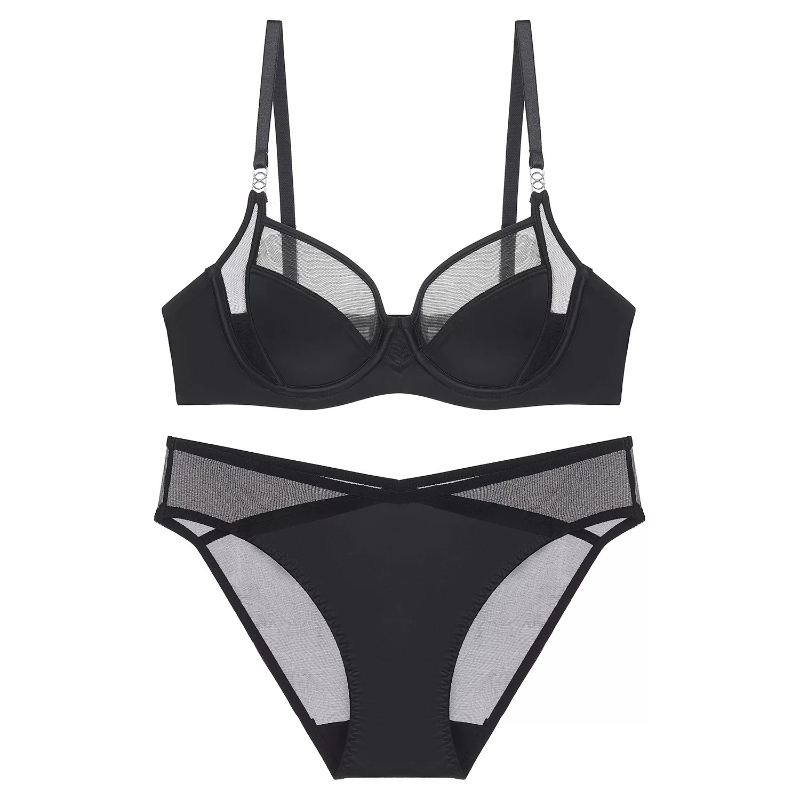 Set Lingerie Wanita Bergaya Mu - Minimizer Bra Women ulasan dan harga