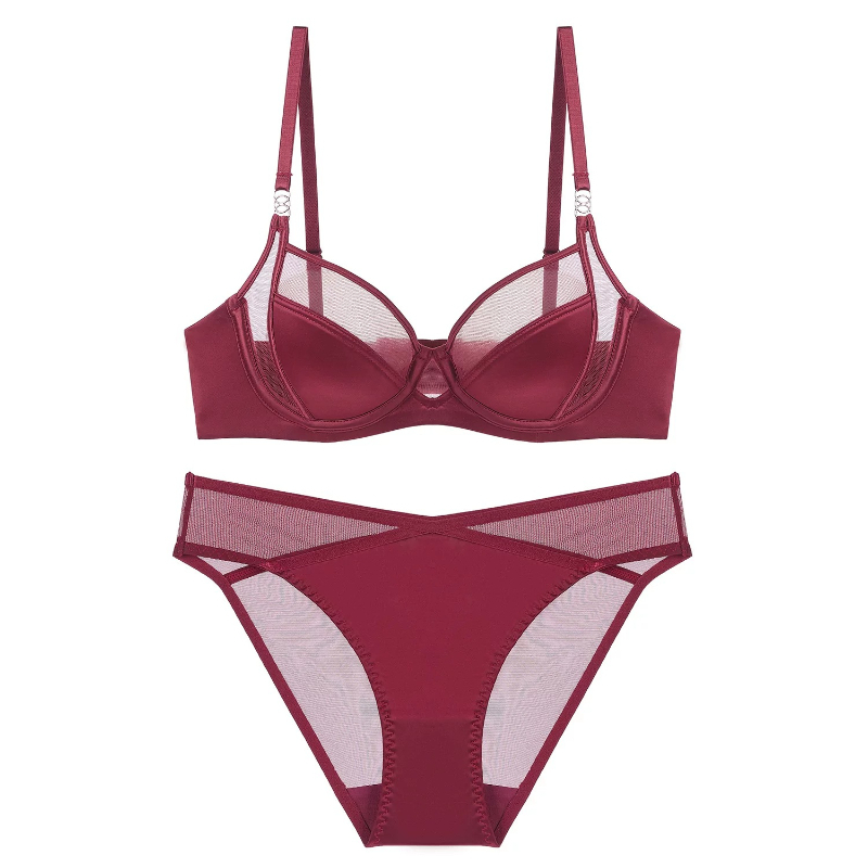 Set Lingerie Wanita Bergaya Mu - Minimizer Bra Women ulasan dan harga