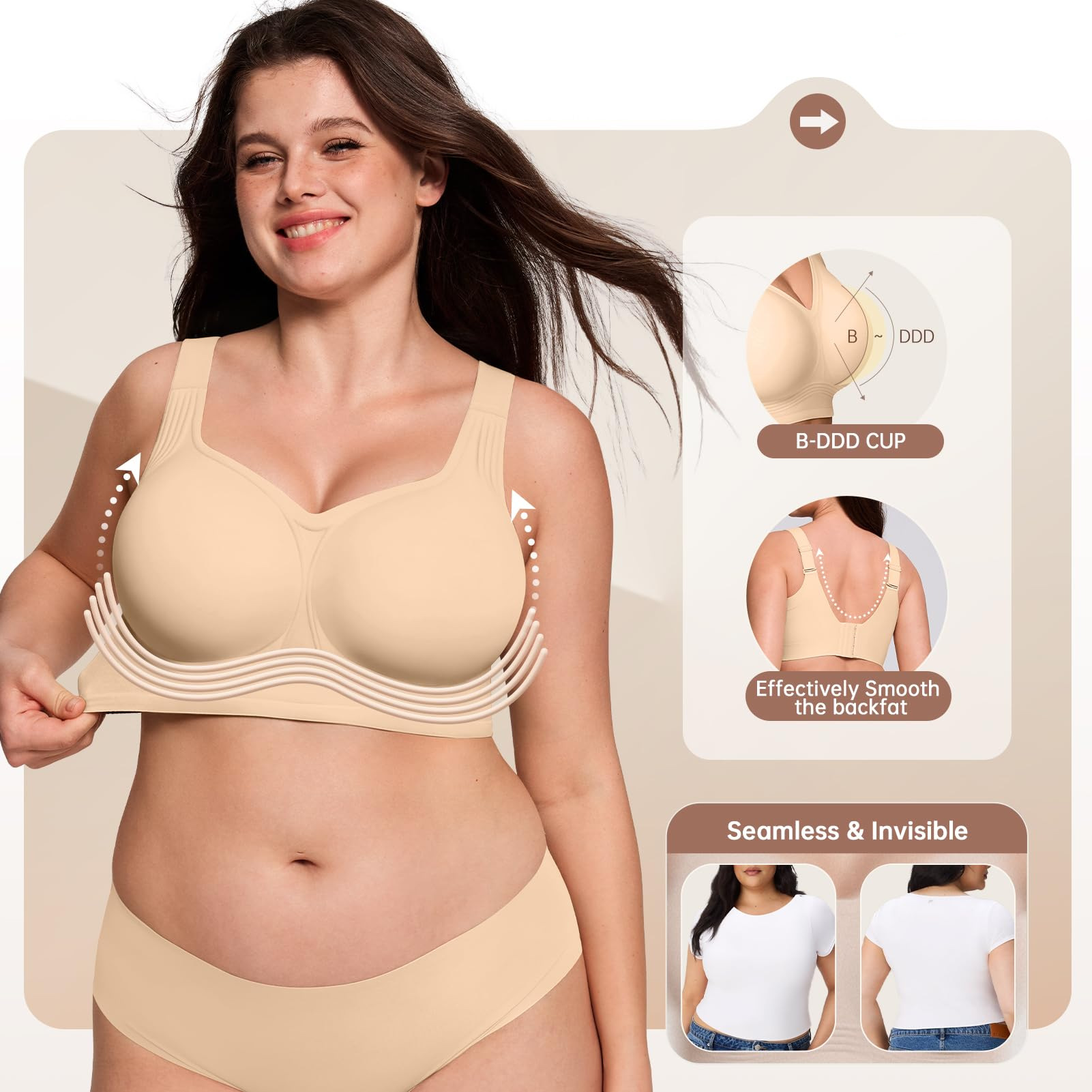 Bra Tanpa Kawat Ukuran Besar u - Full Coverage Bra ulasan dan harga