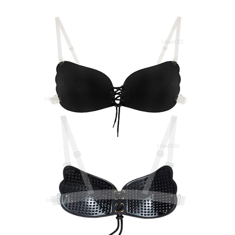 Bra perekat lengket tak terlih - Backless Bra Sticky ulasan dan harga