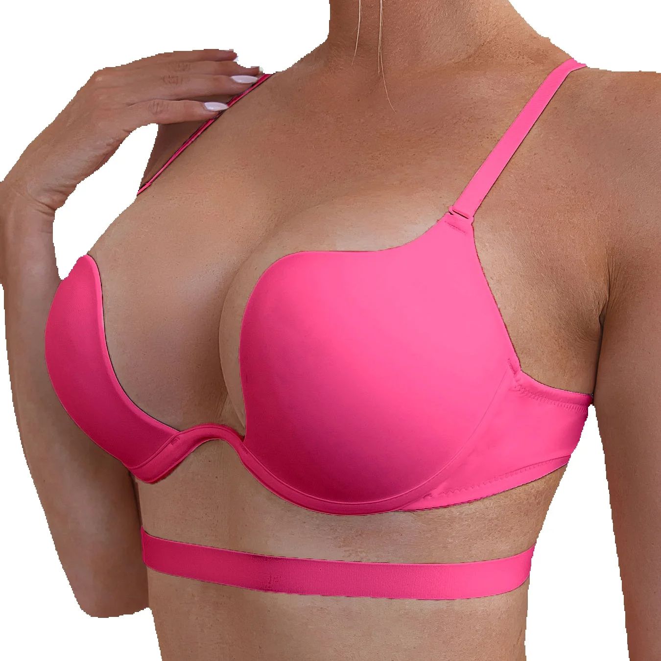 Bra Push-Up Seksi Modis Bentuk - Sheer Mesh Bra ulasan dan harga