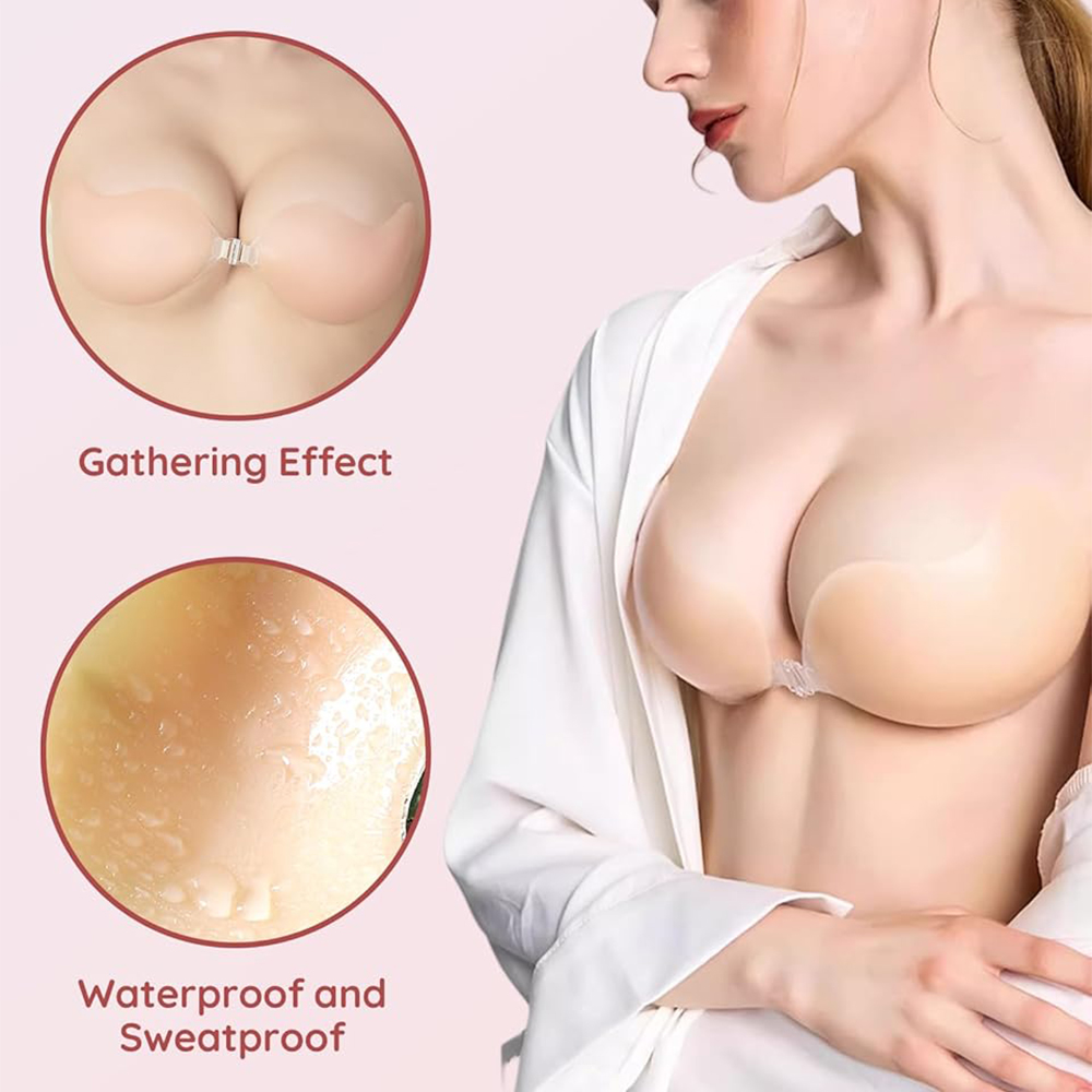 Set Bra Tempel Tak Terlihat da - Backless Bra Sticky ulasan dan harga